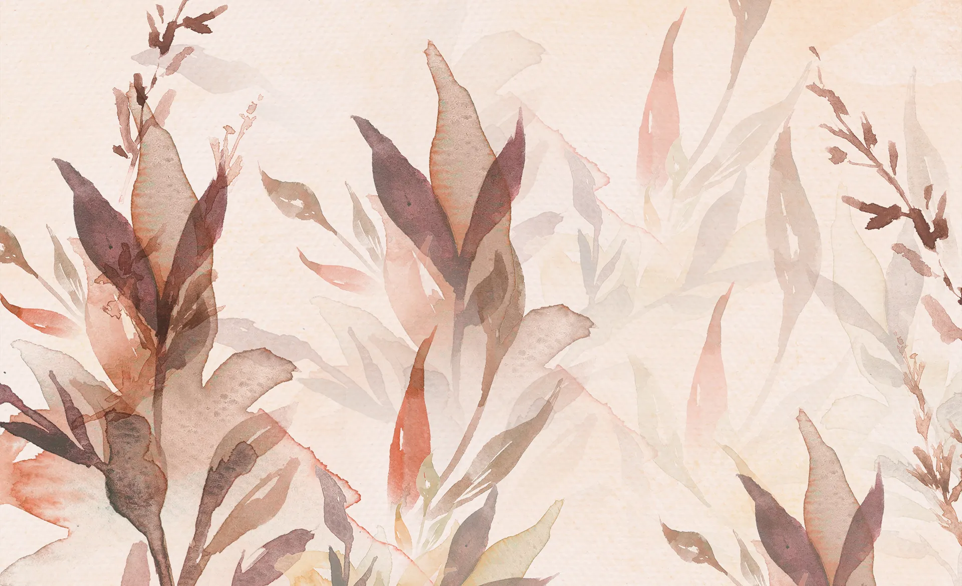 Illustration graphique feuille floue – motif décoratif